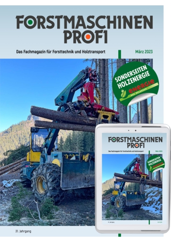 FORSTMASCHINEN-PROFI/Holzenergie – Abonnement als Druck- mit Digitalausgabe, Lieferung ins Ausland